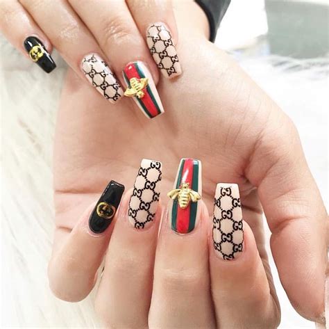 gucci fake nails|Gucci nails images.